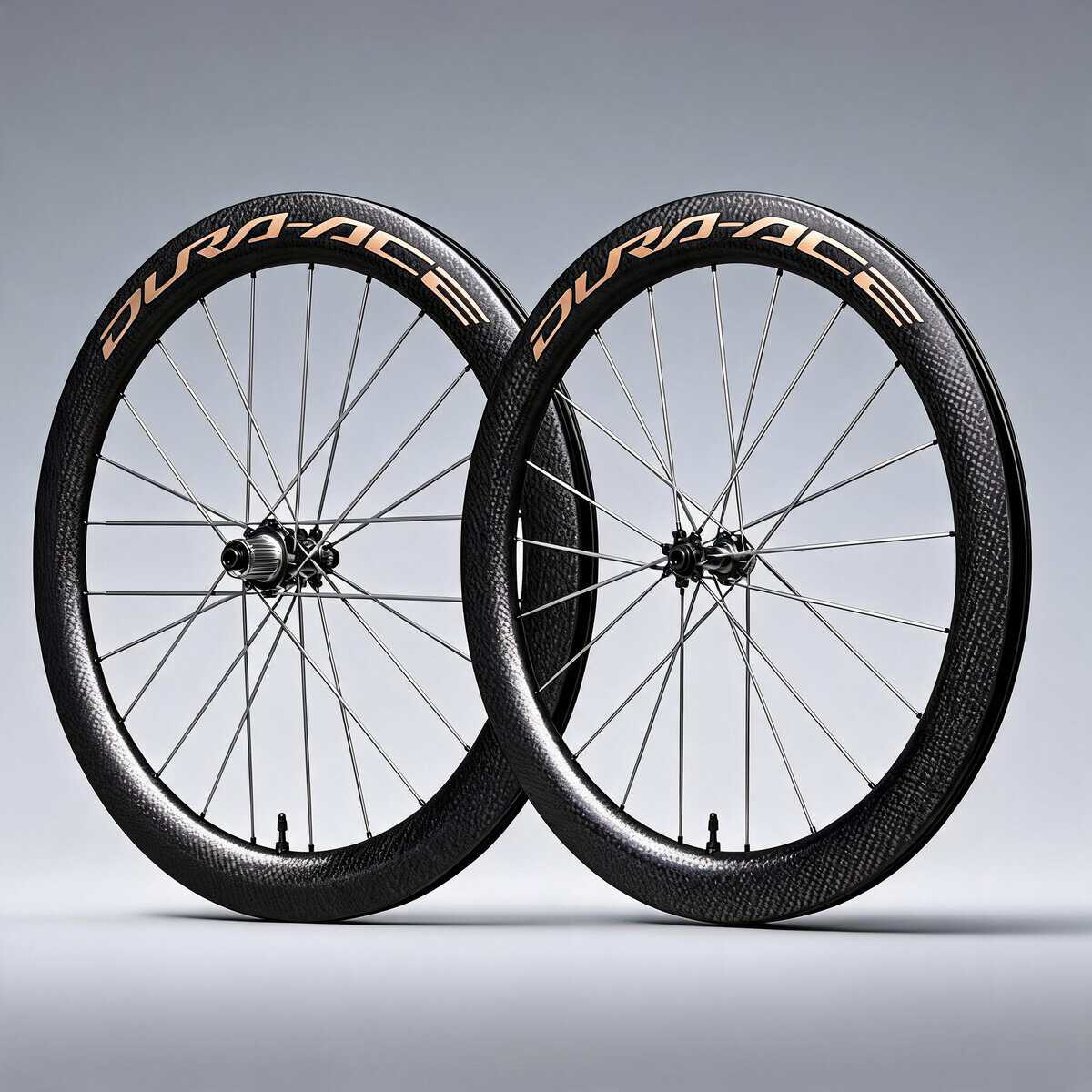 Detalle de las ruedas Shimano Dura-Ace WH-R9370