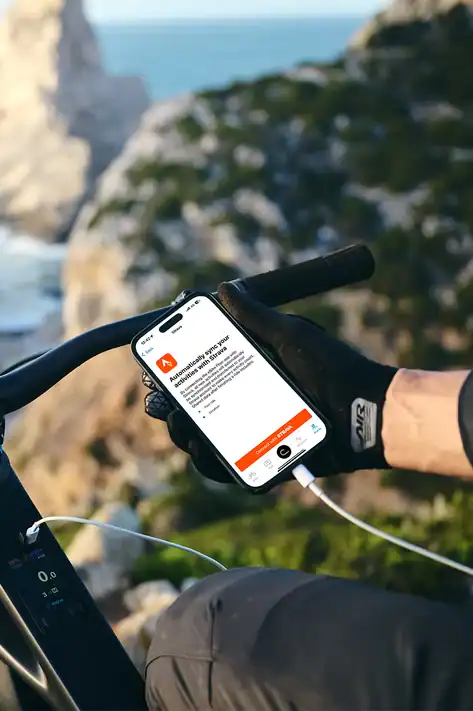 Sincronización de la app Bosch eBike Flow con Strava y Garmin