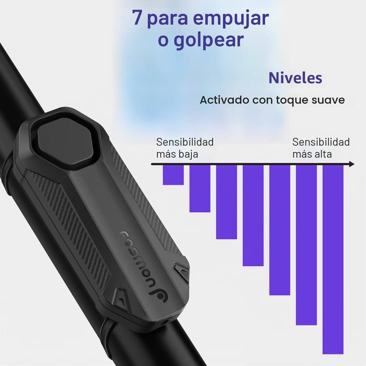 Instalación de la alarma Fosmon en el cuadro de la bicicleta