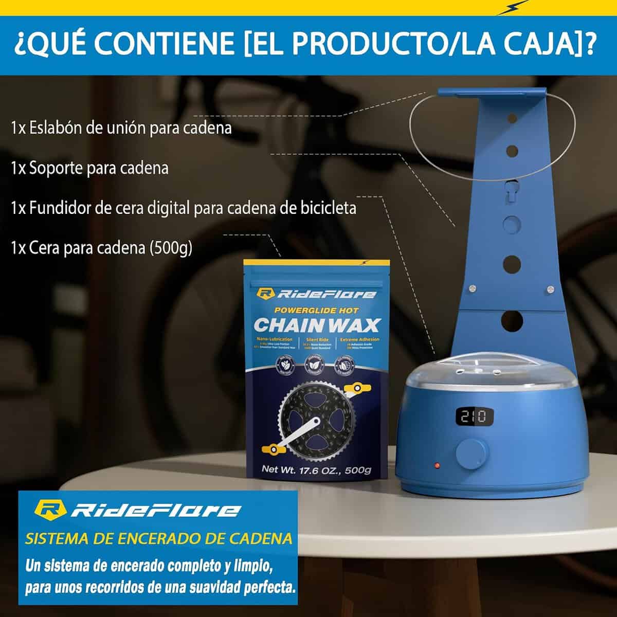 Kit de encerado en caliente para cadena de bicicleta - vista 4