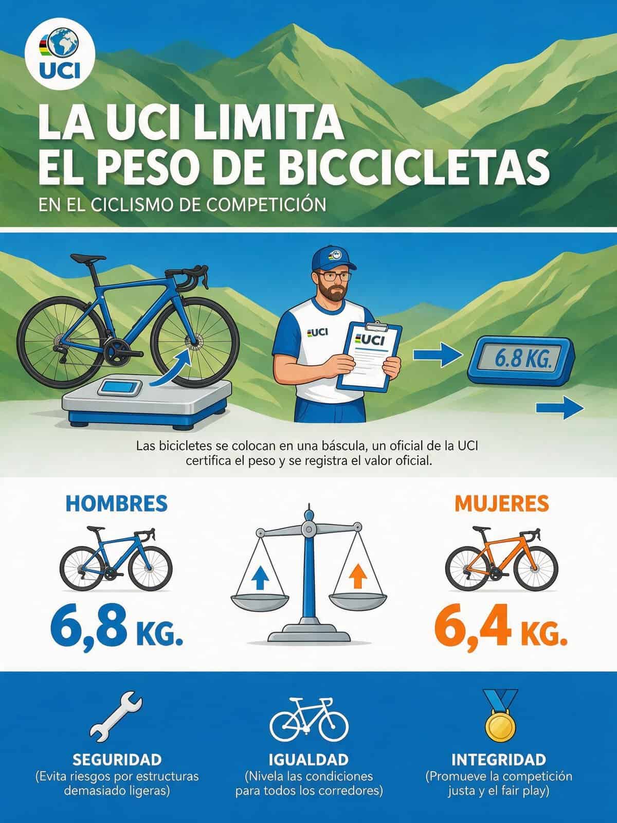 Alternativas al límite de peso mínimo de la UCI