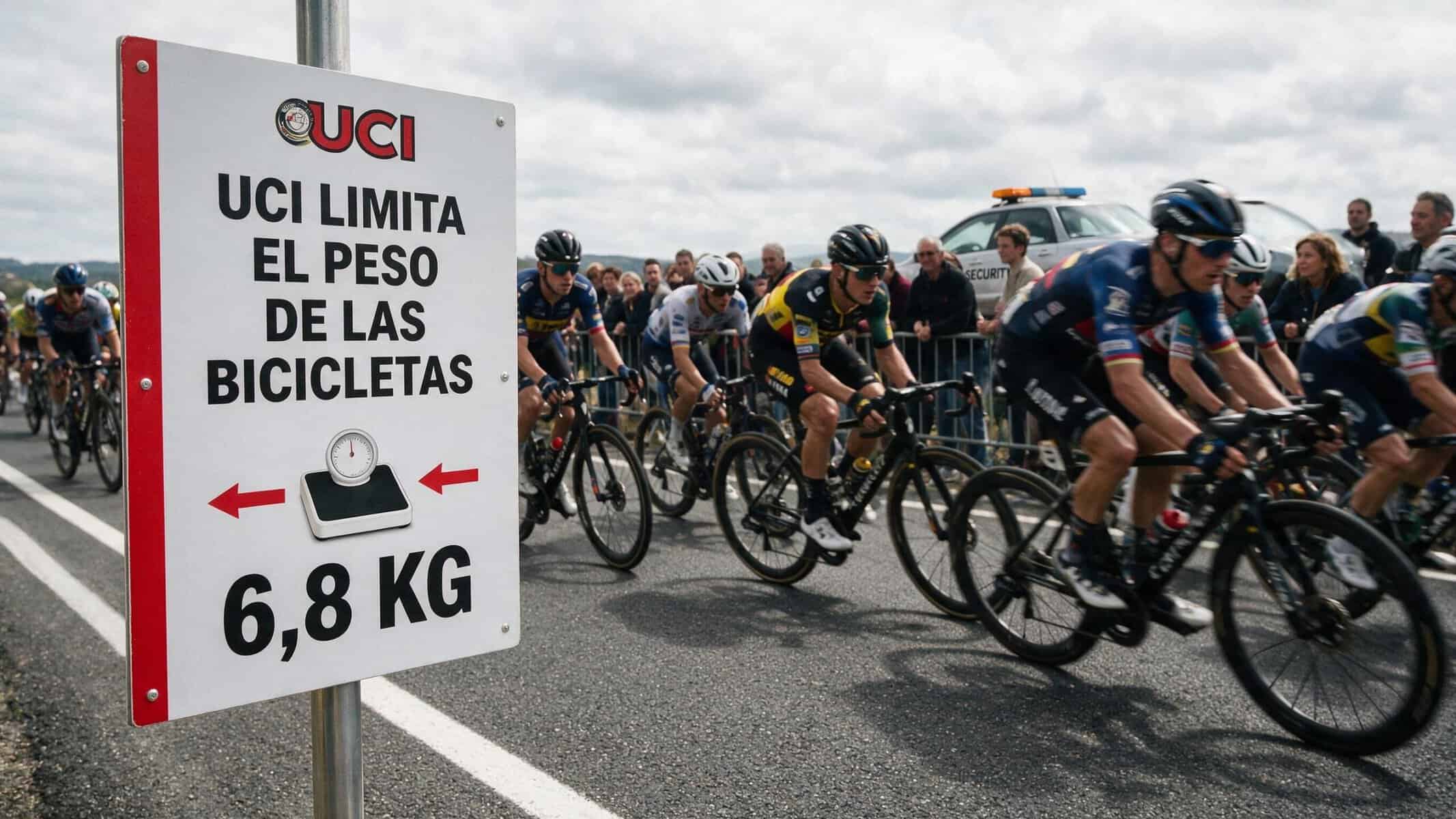 Impacto del límite de peso UCI según el peso corporal del ciclista