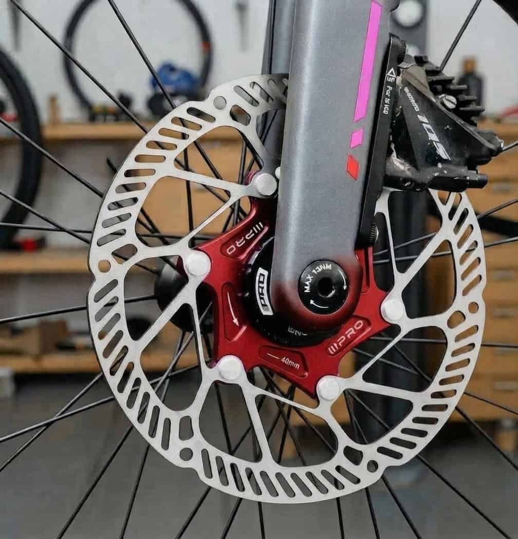 Disco de freno delantero de bicicleta de montaña
