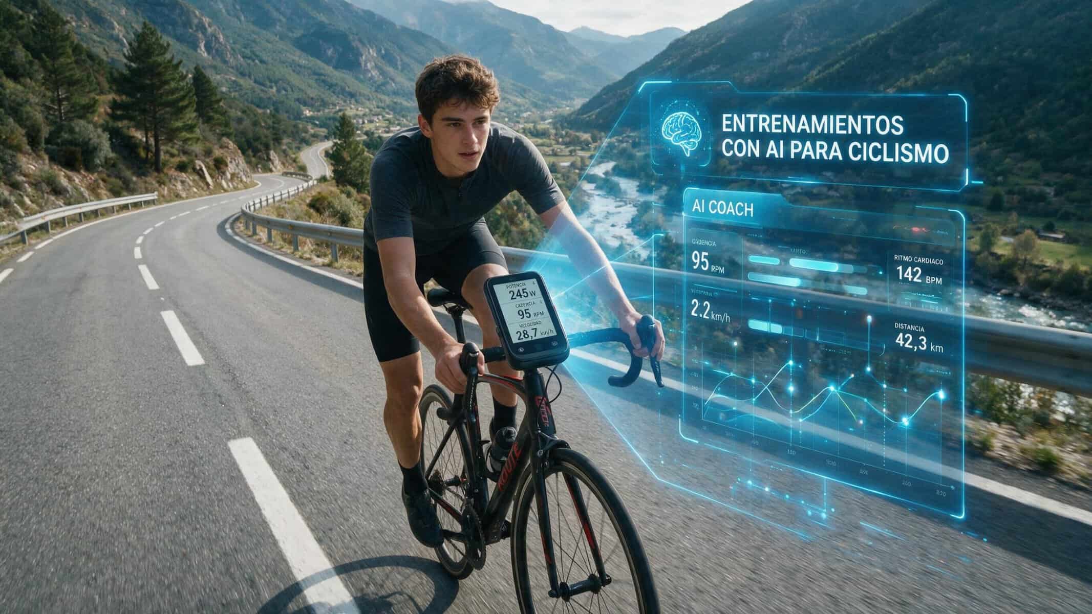 Entrenamientos con IA aplicados también al ciclismo profesional