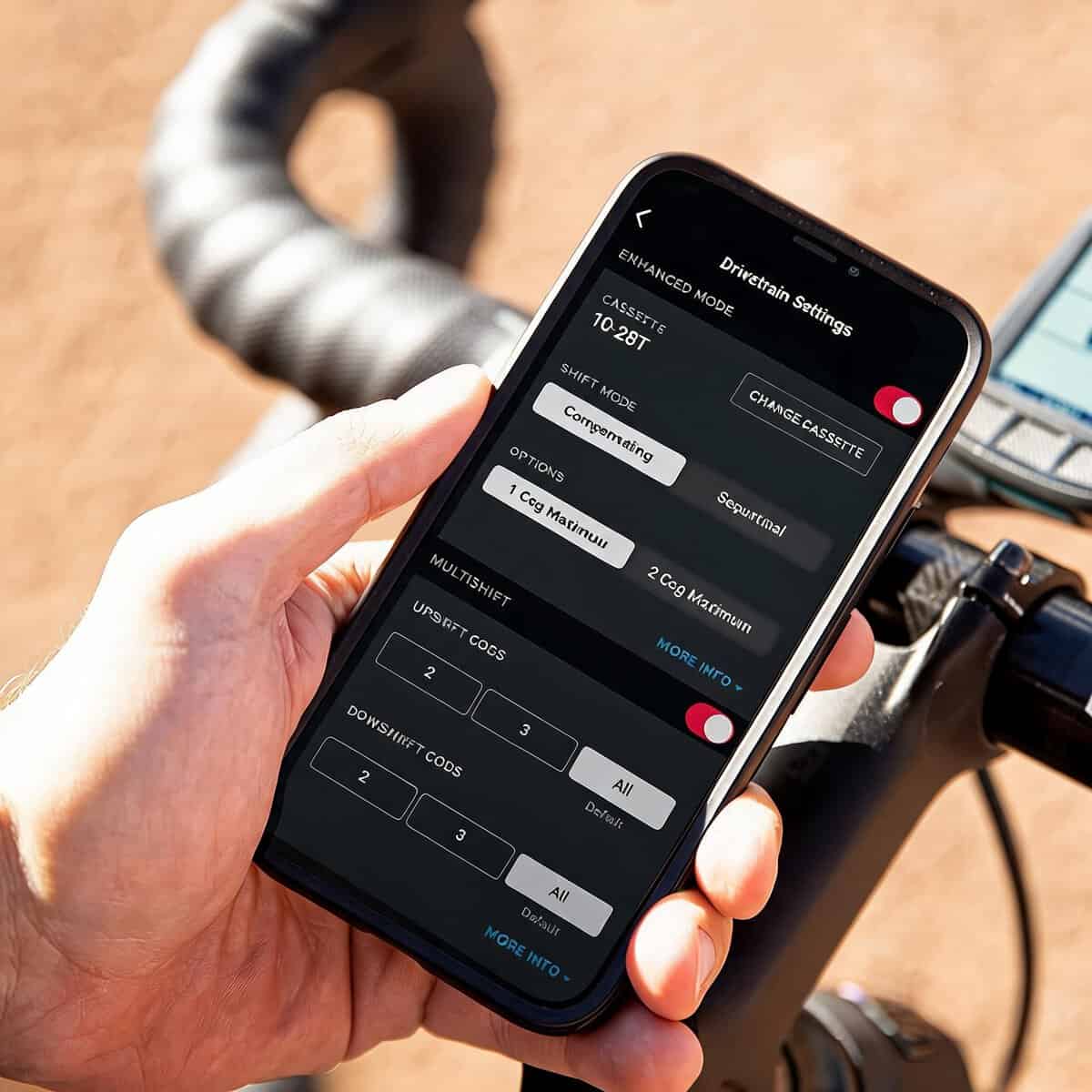 Ecosistema SRAM AXS conectado por Bluetooth