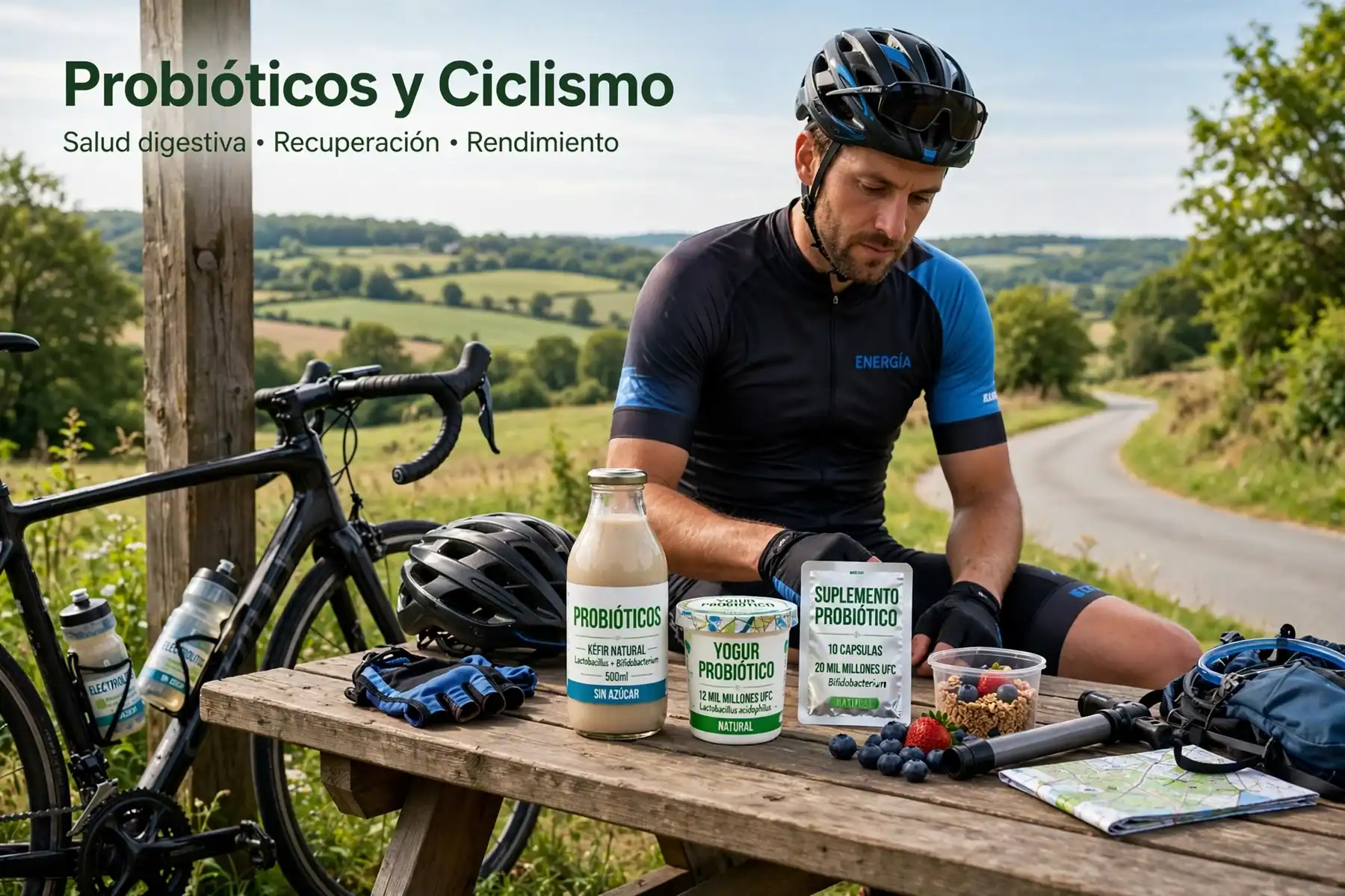 Beneficios de los probióticos para ciclistas
