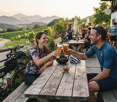 cerveza y ciclismo