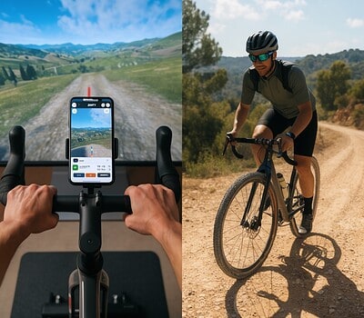 Cómo entrenar con Zwift y Strava para Gravel