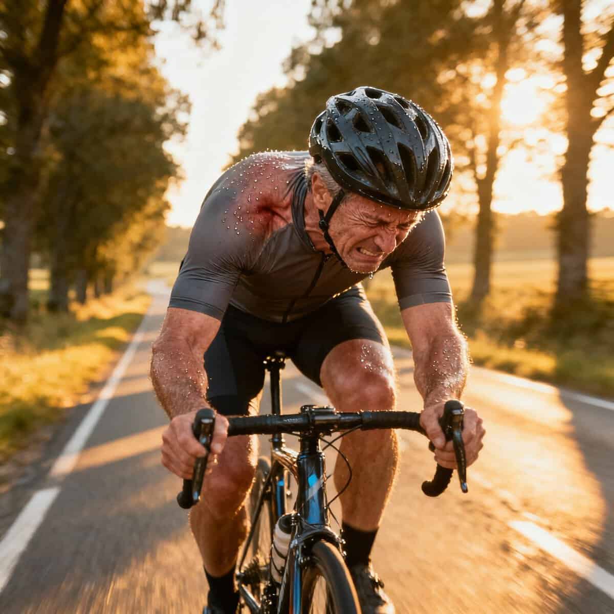 Rutina de fuerza para prevenir dolor de espalda en ciclismo