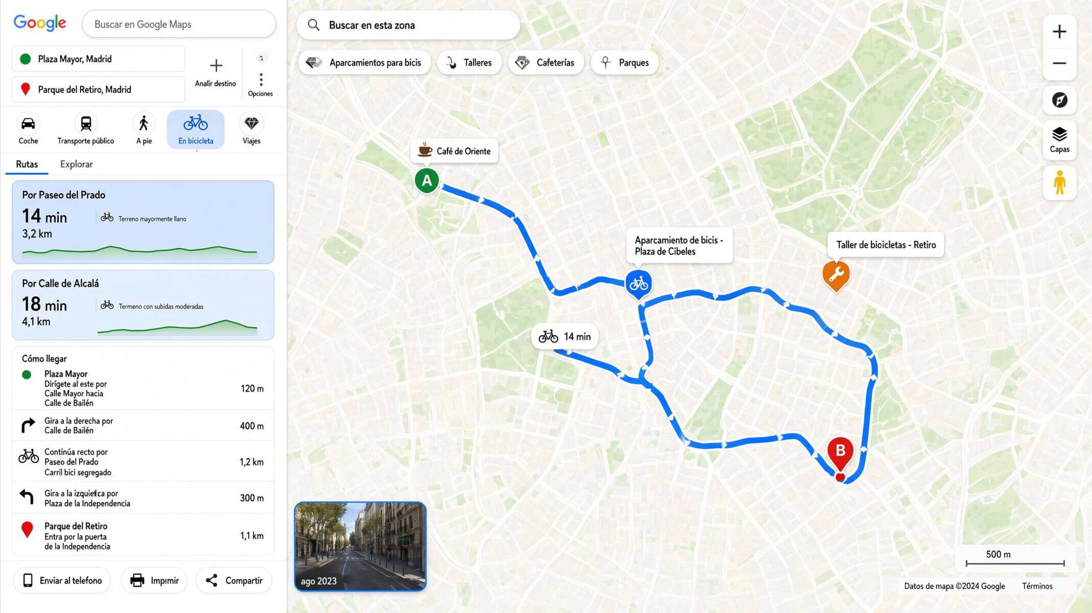 Ask Maps combinando servicios y avituallamiento en una ruta de bikepacking