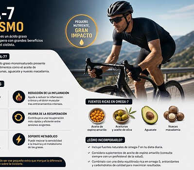 omega-7 en ciclismo