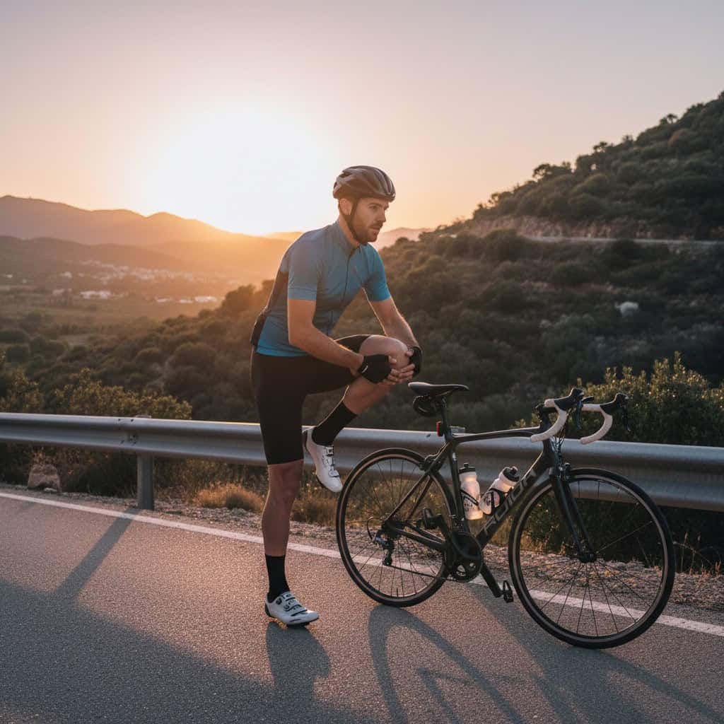 Rutina completa de estiramientos para ciclistas