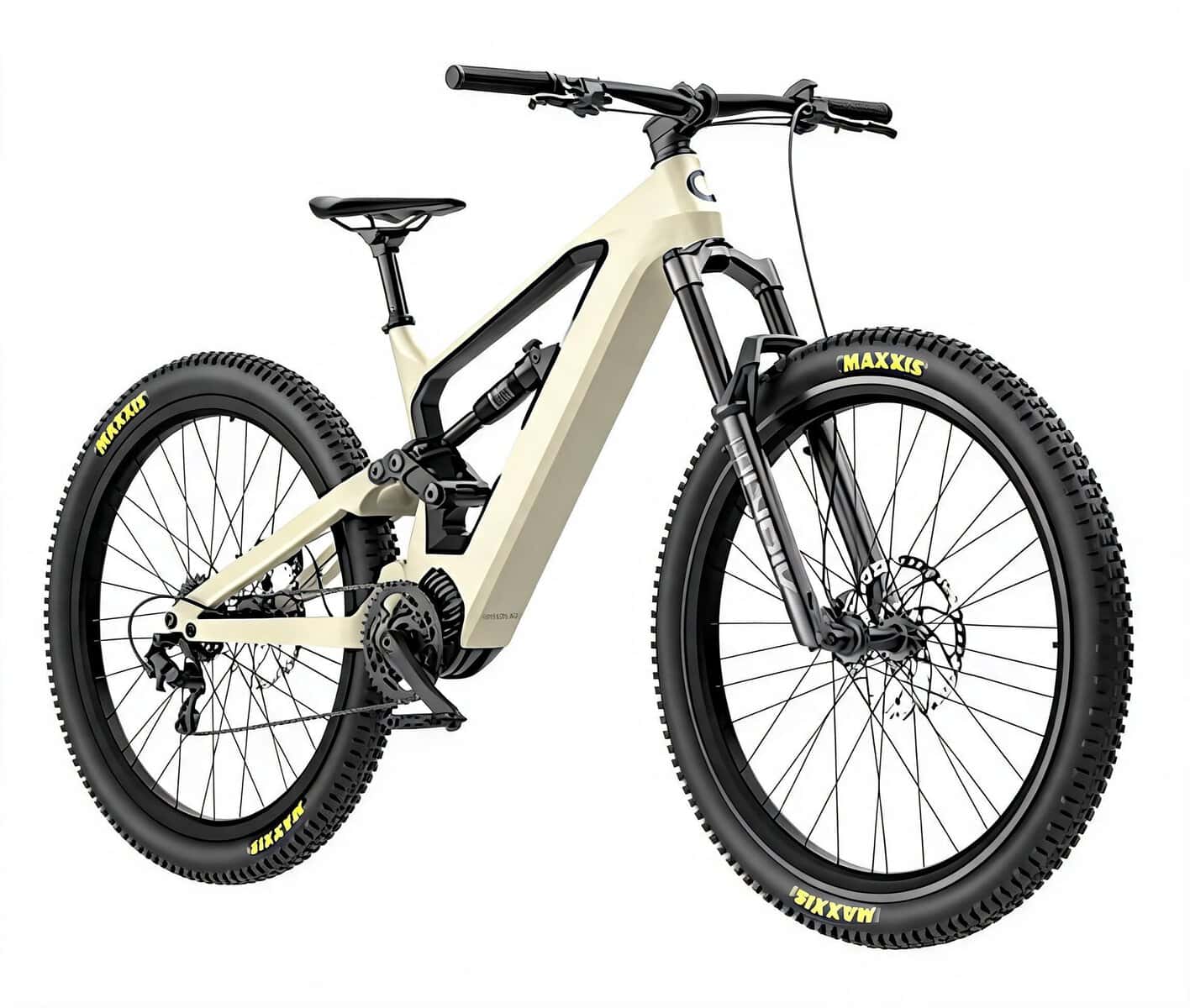 E-MTB de doble suspensión Cecotec con motor central Bafang