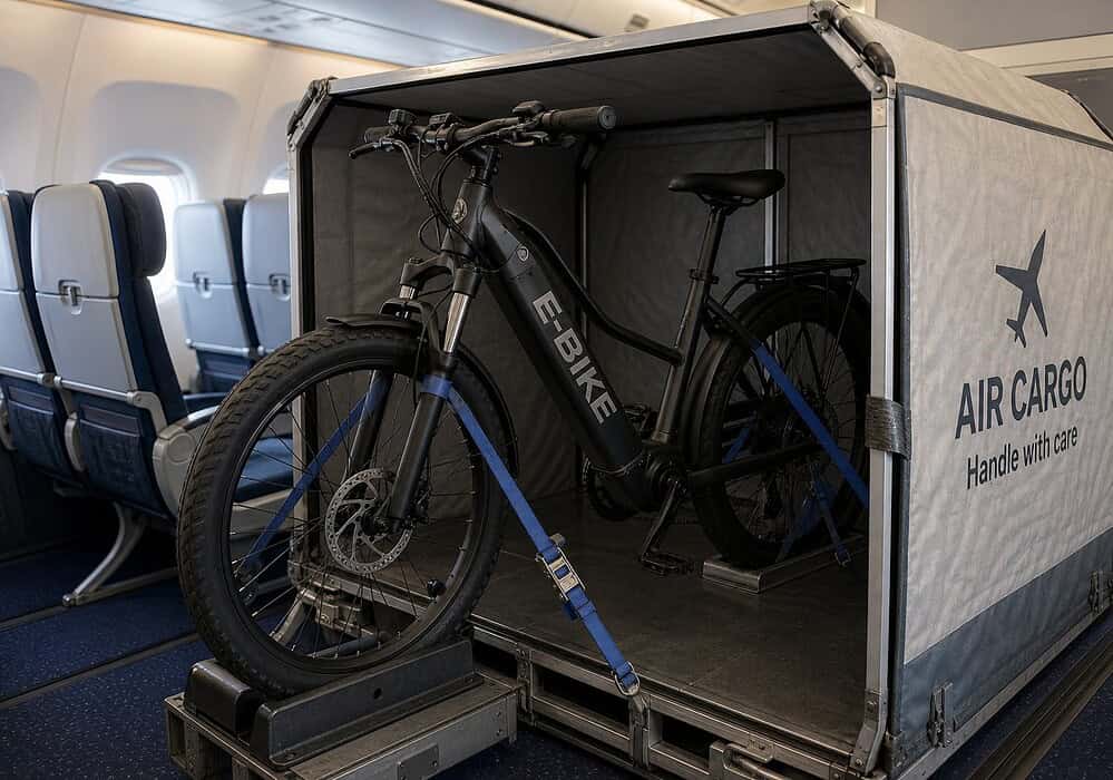 Cómo llevar una ebike en un avión