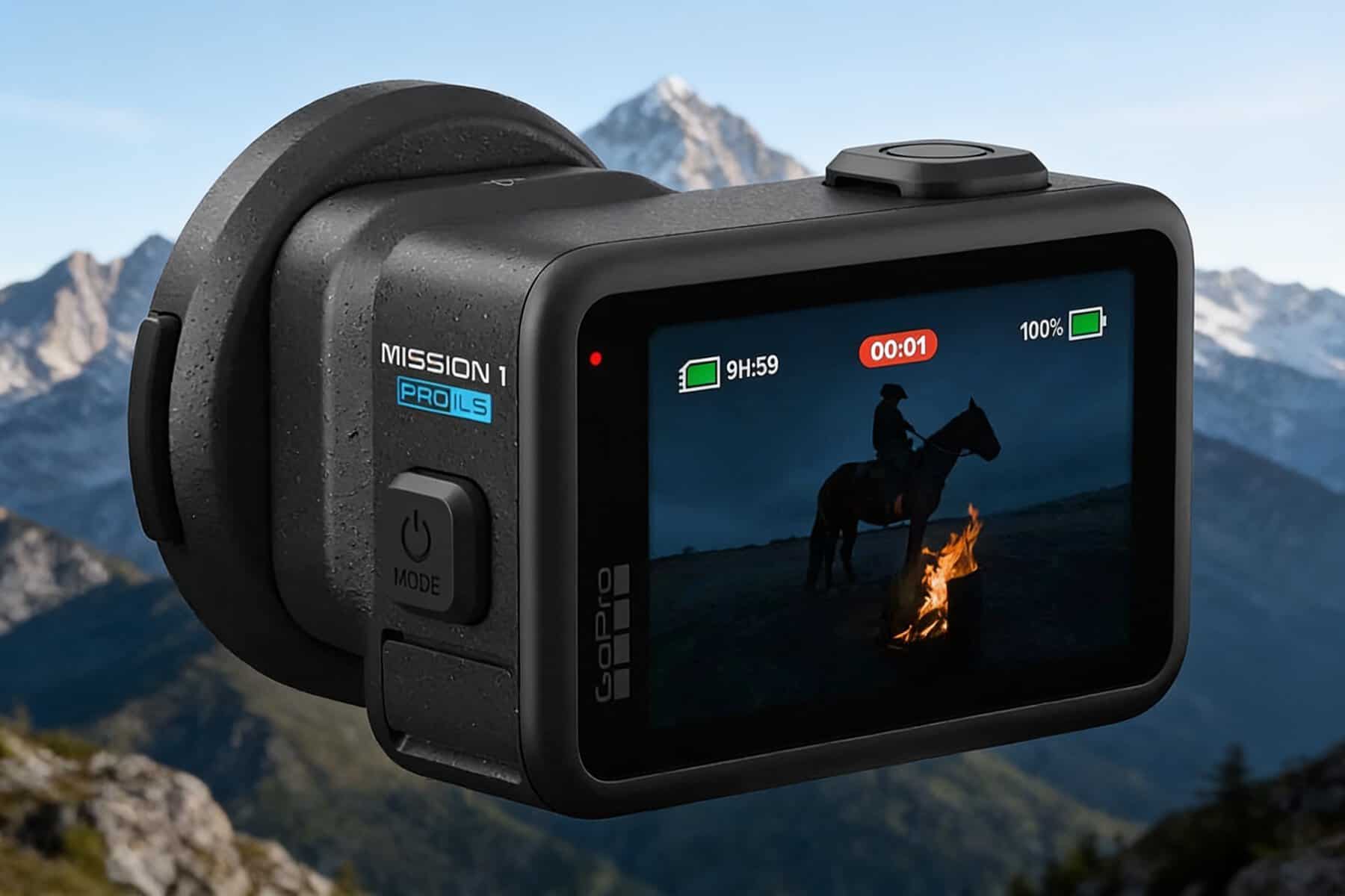 GoPro MISSION 1 PRO ILS con montura de objetivos expuesta, sin sumergibilidad