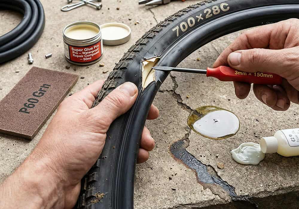 Cómo reparar un pinchazo cuando no llevas parches