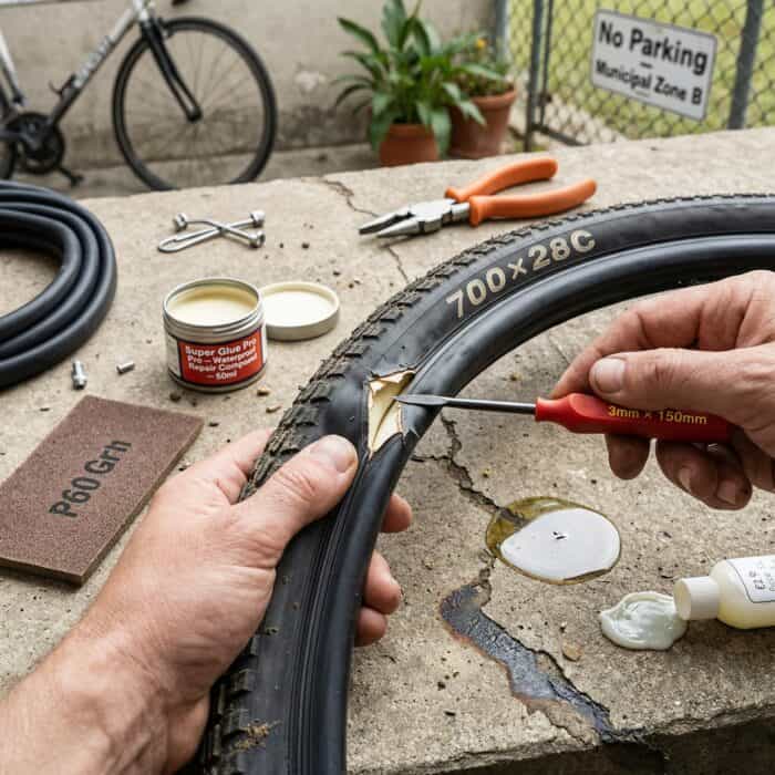 Cómo reparar un pinchazo cuando no llevas parches