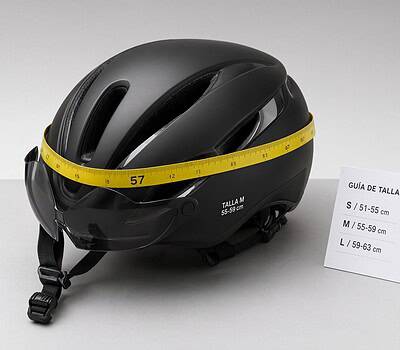 elegir la talla correcta de un casco