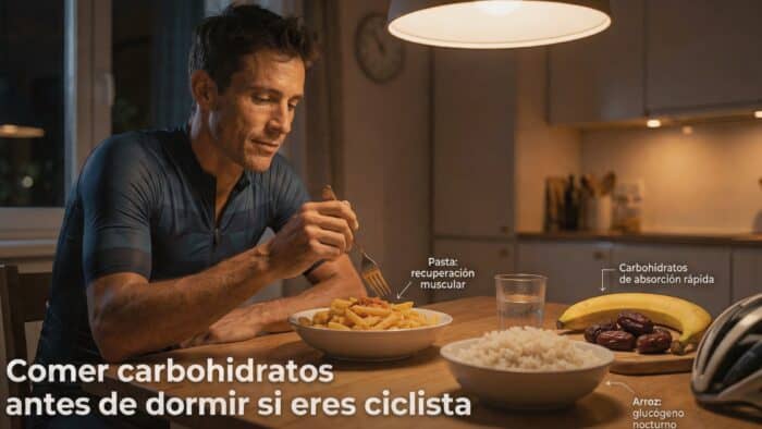 Comer carbohidratos antes de dormir