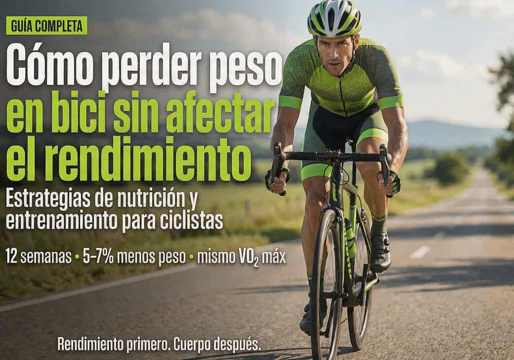 Cómo perder peso en bici sin afectar el rendimiento