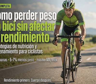 Cómo perder peso en bici sin afectar el rendimiento