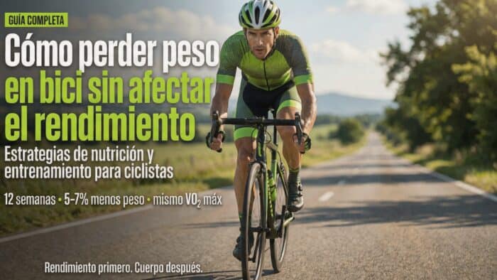 Cómo perder peso en bici sin afectar el rendimiento