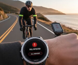 Garmin actualiza sus relojes y Edge con detección de caídas