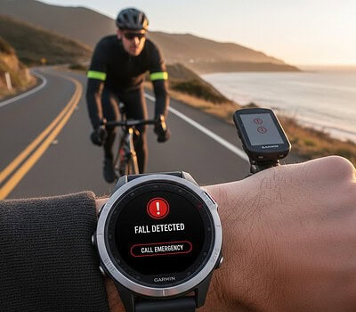 Garmin actualiza sus relojes y Edge con detección de caídas