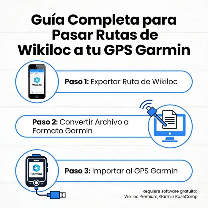 Guía Completa para Pasar Rutas de Wikiloc a tu GPS Garmin