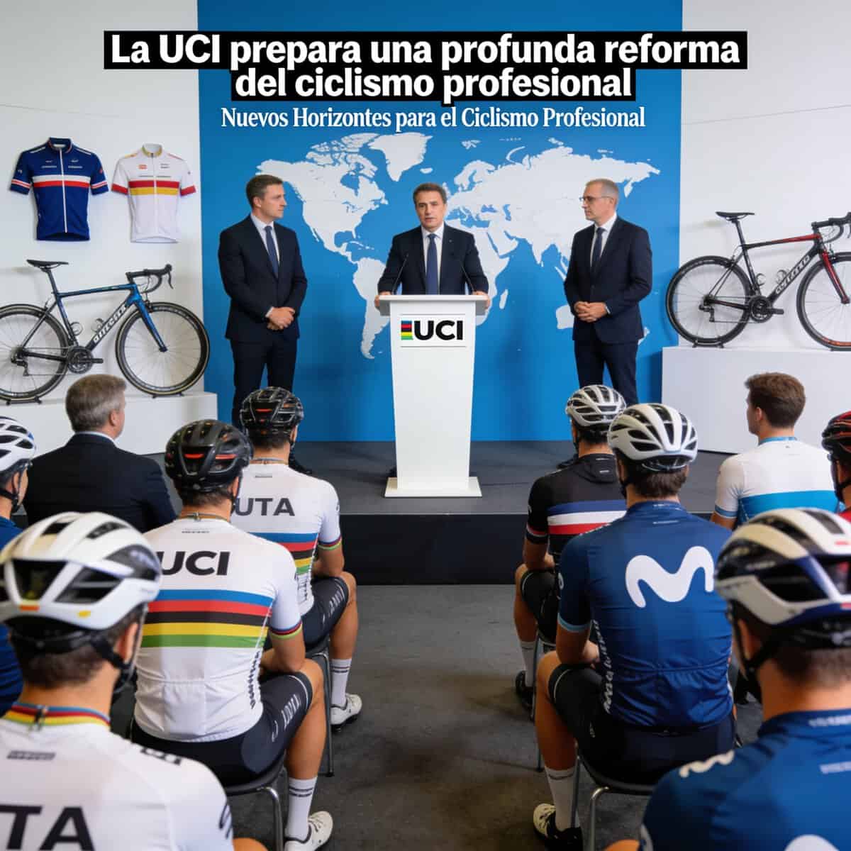 Pelotón profesional: la UCI plantea límite presupuestario y nuevo calendario
