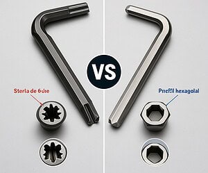 Llave Torx vs Llave Allen