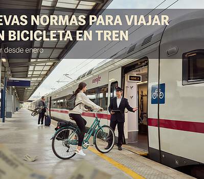 Nuevas normas para viajar con bicicleta en tren