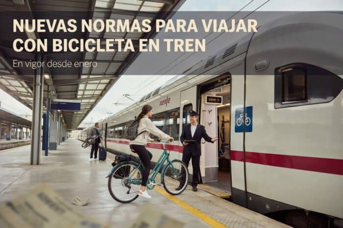 Nuevas normas para viajar con bicicleta en tren