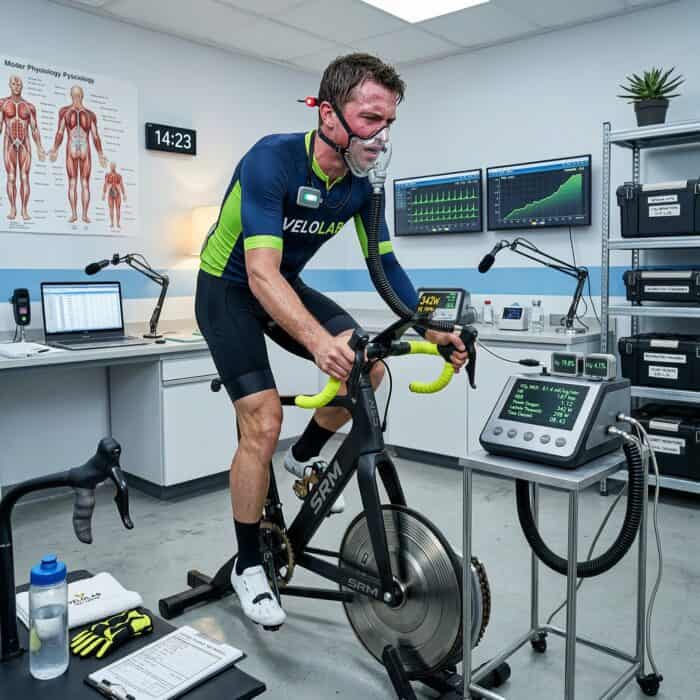 prueba de esfuerzo con gases ciclismo