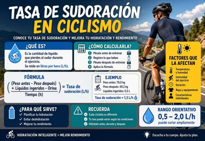 Tasa de Sudoración en Ciclismo